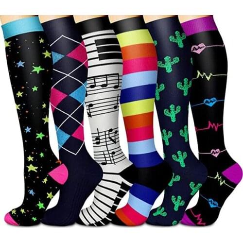 Wholesales Multi Pairs Compression Socks Fit For Sports Prevent Injuries Compression Socks For Anti Fatigue Varicose Veins Socks