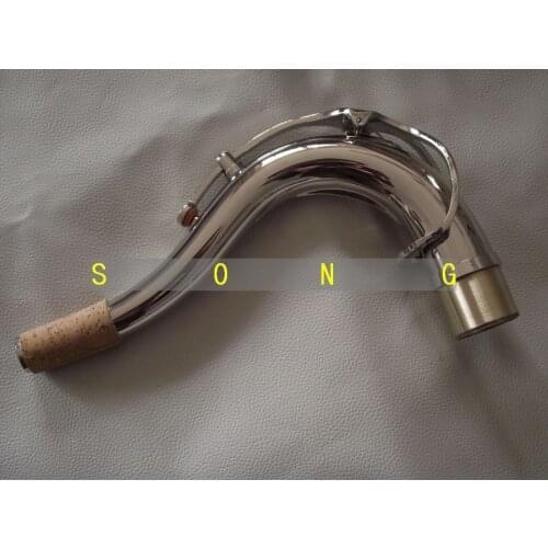 Excellent Tenor saxophone neck head joint =28mm Nickel - plated