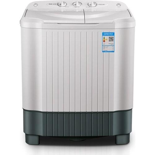 Semi-automatic large capacity double drum double cylinder mini dormitory household washing machine small washing machine