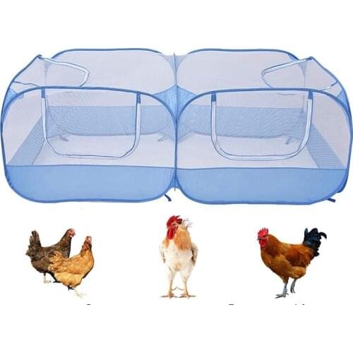 Portable chicken fence Outdoor collapsible rabbit cat dog duck pet fence chicken coop chicken coop