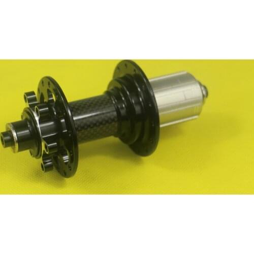 Powerway MTB XC AM M84 carbon alloy disc rear hub PFH-M84 28 holes steel axle 4 ENDURO bearings Shim. 10/11s or XX1 11v 4 pawls