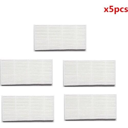 5pcs/lot Robotic Vacuum Cleaner HEPA Filter for midea VCR06 midea 07 Robot Vacuum Cleaner Parts Accessories