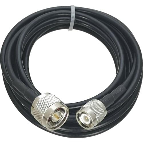 1Pcs RG58 N Male Plug to TNC Male Plug Straight Connector Adapter RF Jumper pigtail Cable 6inch~20M