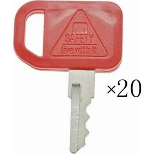 20X Ignition Key For John Deere Heavy Equipment Skid Steer Columbia part T209428