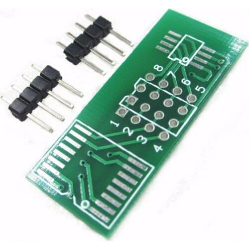 5PCS/LOT SOP8 SOP16 Turn DIP8 Adapter Plate Suitable for 24 25 26 93 Series