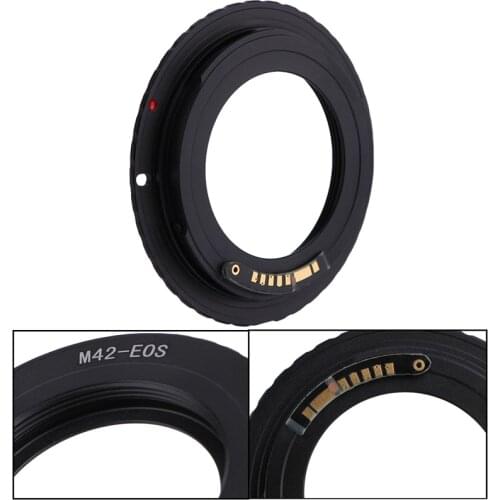 OOTDTY 1 PC AF III Confirm Adapter For Canon M42 Lens EOS EF 5D 7D 350D 500D 1000D 1100D