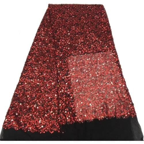 African Sequin Lace Fabric 2021 High-quality Lace Fabric French Mesh Lace Fabric, Suitable For Nigerian Wedding XX3925