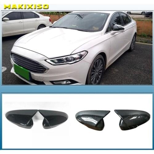 Car Chrome Rear View Mirror Decoration Cover Side Door Mirror Cover Cap for Ford Mondeo Fusion 2013-2020