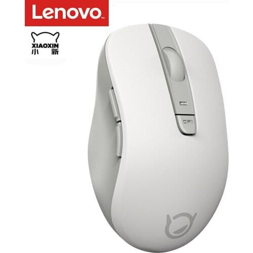 Lenovo Xiaoxin BT Bluetooth Wireless Mouse BT5.0/BT3.0 Optical 3 DPI for Laptop PC Windows 7 8 10 Office Home Smart Mouse