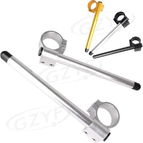 CNC 50mm Riser handlebars Clip-Ons Lift handle bar Fork Tube Motorcycle Handbar Clip Ons Clipon Aluminum