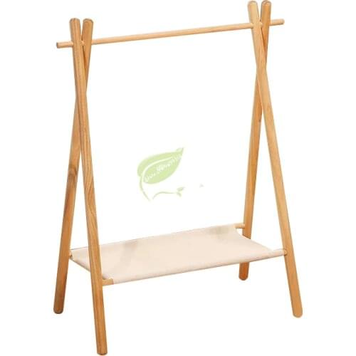 Creative Pet Hanger Wood Storage Rack Dog Clothes Home Living Room Pet Clothes Organizer Cat Supplies Shelf Stable Strong Load