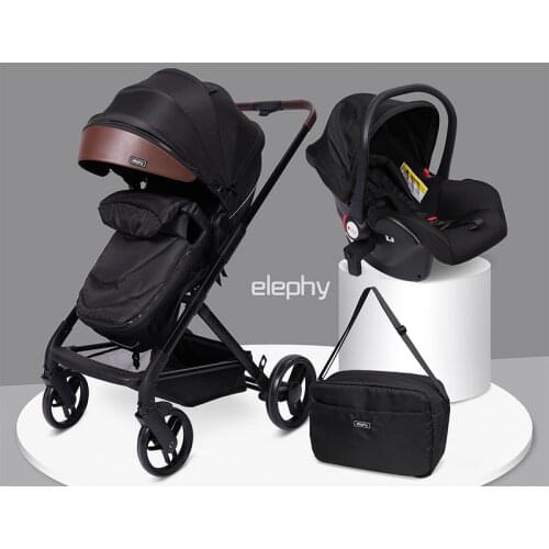 Baby stroller 3 in 1 with car seat r travel system and foldable baby strollerburbay luxury