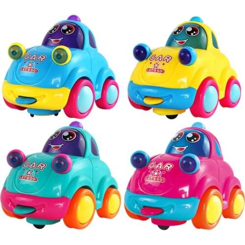 Baby Cute Cartoon Multifunctional Universal Wheel Toy Car with Sound Light Parent-child Outdoor Interactive Game For Kids Gifts