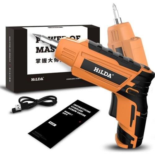 4.2V Electric Screwdriver Rechargeable Cordless Power Drill Screw Driver lithium battery Electric hand drill Power Wrench