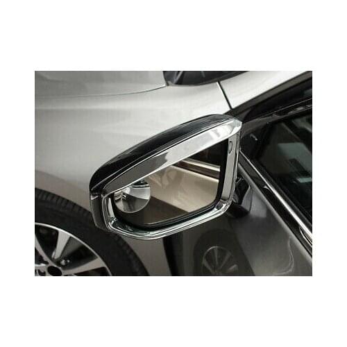 Chrome Side Door Mirror Eyebrow Cover Trim 2pcs For Lexus UX UX200 UX250h 18-20