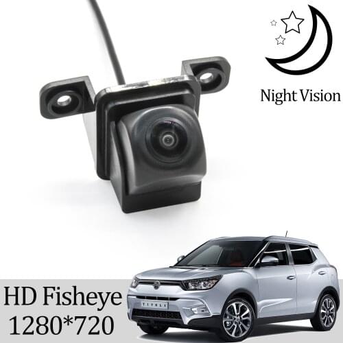 Owtosin HD 1280*720 Fisheye Rear View Camera For SsangYong Tivoli/Tivoli XLV/Tivoli Air/LUVi 2015 2016 2017 2018 Car Monitor
