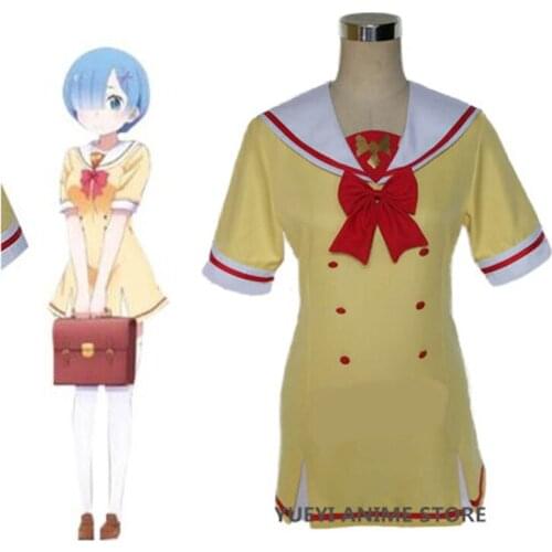 Anime Re: Life In A Different World From Zero Ram Rem Uniform Cosplay Costume