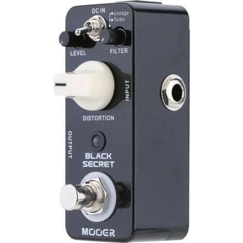 Mooer Black Secret Electric Guitar Effect Pedal Bass Guitar Pedal Accessories for Guitar Kit True Bypass From Proco Rat Effect