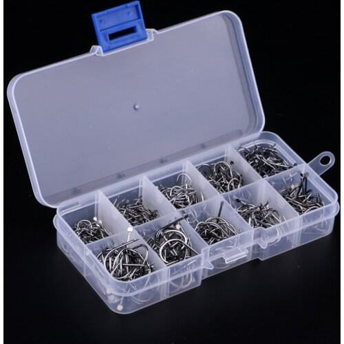 500pcs Fishing Jig Barbed Hooks For Saltwater/Freshwater Fishing Accessories