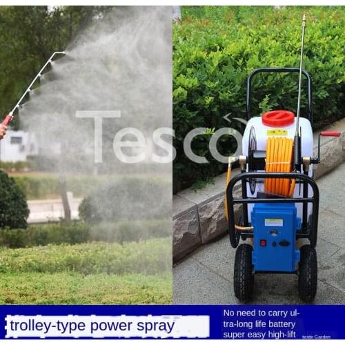 Fighter rider push type 60L medicine fight machine high pressure watering can agricultural sprayer 12 batteries