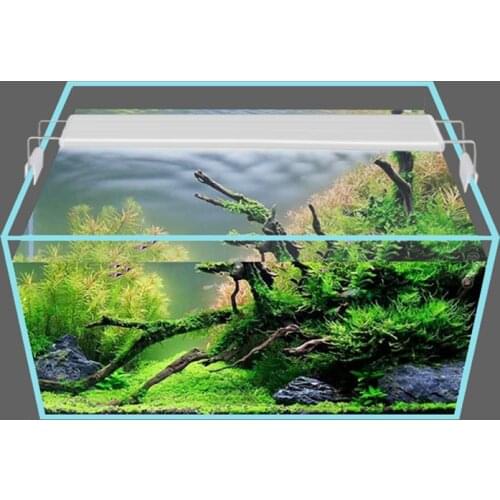 Ultra-thin LED Aquarium Lamp Fish Tank Light High Brightness Aquarium Fish TanK Super Slim LEDs Aquarium Lighting Aquatic Plant