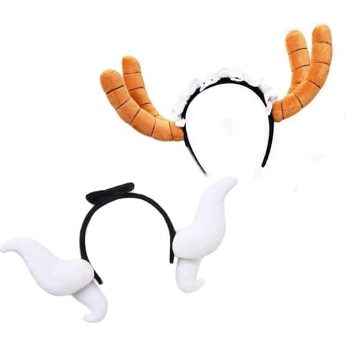 Brdwn Miss Kobayashis Dragon Maid Womens Toru Kanna Kamui Cosplay Headband Hairwear Hair Hoop