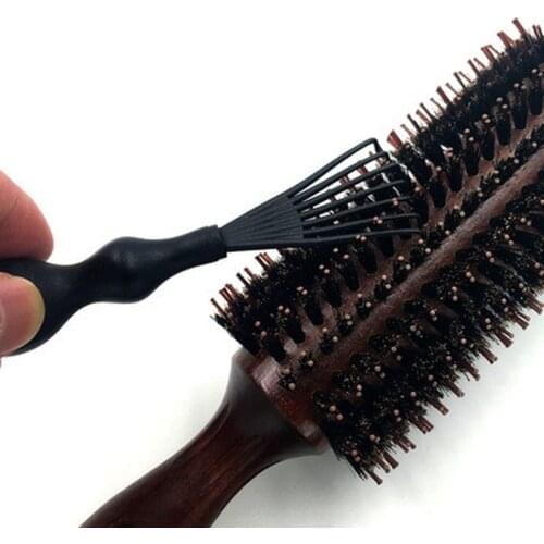 1pc Hot Comb Hair Brush Cleaner Cleaning Remover Embedded Beauty Tools Plastic Soft Handle Comb Clean Tools Drop Shipping