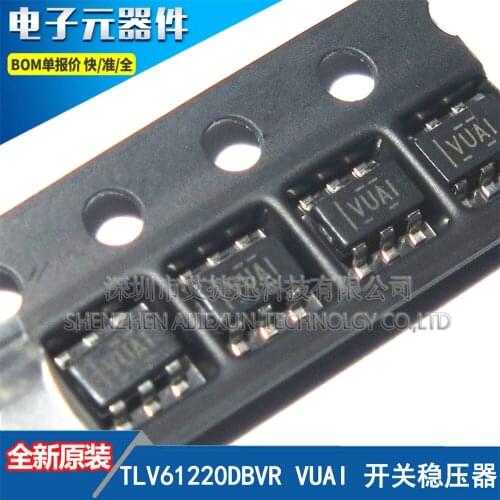 30PCS 100% New and original TLV61220DBVR VUAI SOT23-6 LOW INPUT VOLTAGE STEP-UP CONVERTER IN THIN SOT-23 PACKAGE in stock