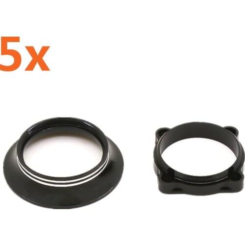 5pcs Metal ESC Cooling Fan Cover Cooling Channel Model Parts Accessories For 1/10 Drifting RC Car Amiya Yokomo Hpi