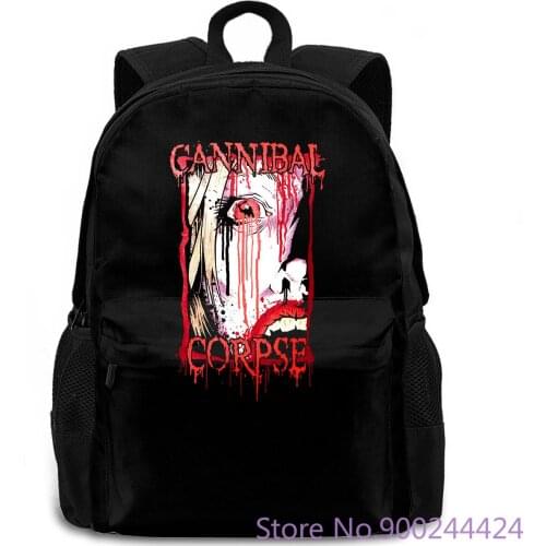 Cannibal Corpse Black Poster Death Metal s Fitness women men backpack laptop travel school adult student