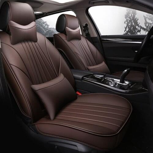 2021 style Auto Internal protection accessories car seat cover for sedan truck SUV leather Luxury Universal seat covers 1 set