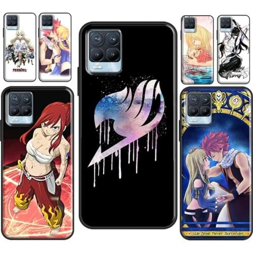 Fairy Tail Erza Natsu Lucy Case For OnePlus 9 Pro 7 8 T Nord Cover For OPPO Realme C3 C11 C15 C21 GT Neo 6 7 8 Pro