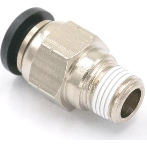 Diameter 5/16" Tube Push in Fitting to 1/8" NPT Male Thread Straight Pneumatic Connector for Air