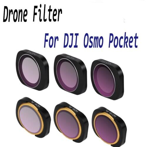 For DJI OSMO POCKET/2 ND Filter Adjustable NDPL CPL Filters For OSMO POCKET/2 Neutral Density Macro Filters Gimbal Accessories