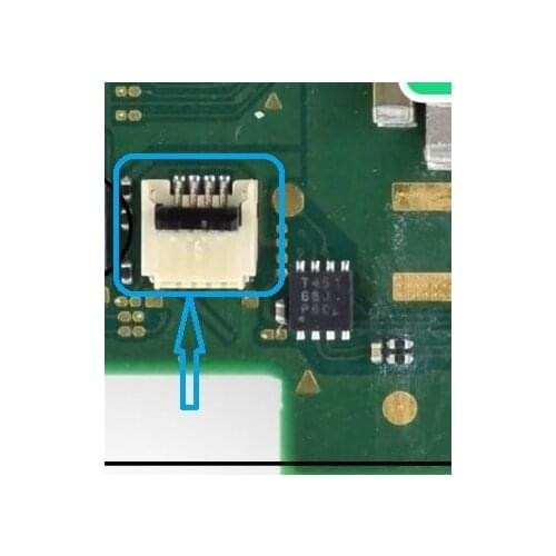 For Nintendo Switch Console LCD backlight connector power socket clip 4pin motherboard fix part