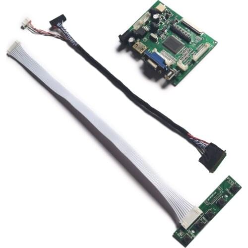 For NT156WHM/HB156WX1/HT156WXB 40 Pin 60Hz WLED matrix LVDS VGA AV LCD monitor controller drive board DIY kit 1366*768