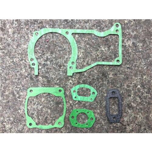 COMPLETE GASKET SET FITS CHINESE 6200 & MORE 62CC CHAINSAW CARB MUFFLER CYLINDER CRANKCASE CARBUERTOR GASKETS 5 PCS PACK