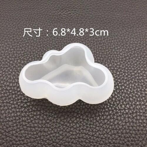 Crystal Epoxy Three-dimensional Cloud mould Aromatherapy gypsum fondant cake baked high mirror