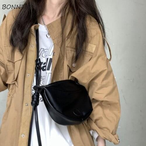 Y2K Jackets Women Oversize Ins All-match Streetwear Soft Zipper Pockets Stand-collar Pure Colors Fashion Outwear Design Clothing