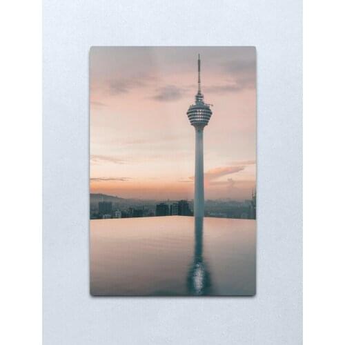 Tower Metal Print Tin Sign Vintage Metal Wall Sign Plaque Retro Garage Shed Car