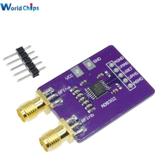 AD8302 Amplitude Phase RF Detector Module IF 2.7GHz Phase Detection for Ham Radio Amplifiers