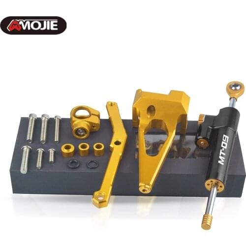 MT-09 MT09 Motorcycle Steering Stabilize Damper Bracket Mount CNC Motorbike FOR YAMAHA MT-09 MT09 FZ09 FZ-09 2013-2019 2015 2014