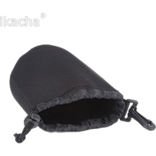 Neoprene Waterproof Soft Camera Lens Pouch Case - Size: (S) 80mm x 90mm