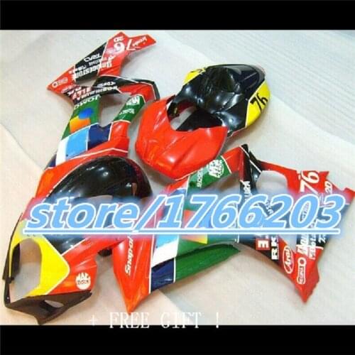 New multicolor Injection fairing kit for SUZUKI GSXR1000 body kits GSXR 1000 2007-2008 GSXR1000 07-08 Fairing Bodywork