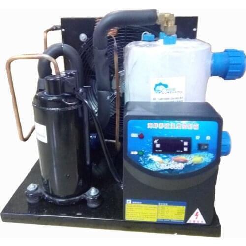 2HP ( COLD-WARM) Seafood chiller, water cooler, fish tank pond refrigeration unit, culture thermostat, mariculture equipment