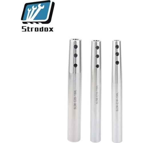 Perforated Side Fixed Extension Rod Straight Shank Extension Lathe Rod Metal CNC Milling Cutter Lathe Rod Tools Holder Chuck