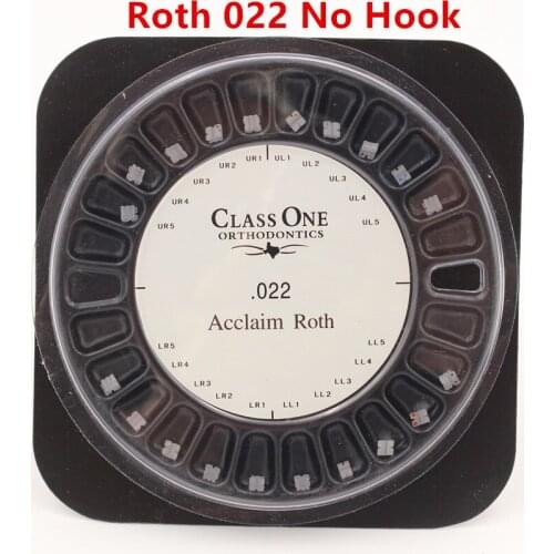 Dental Orthodontics Ceramic Braces Bracket Slot Roth 022 Hooks 345