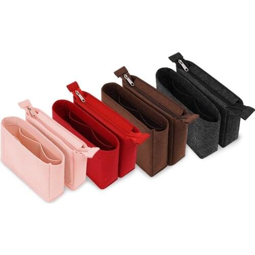 Felt Insert Bags Fits For Neonoe Bucket Bag Female Makeup Handbag Womens Travel Inner Purse Portable Organizer For Cosmetic Bag