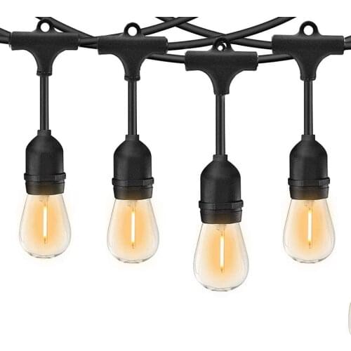 IP65 Waterproof 5/10M Commercial Grade LED Party Fairy Light Outdoor S14 LED String Light For Patio Garden Holiday Wedding Light