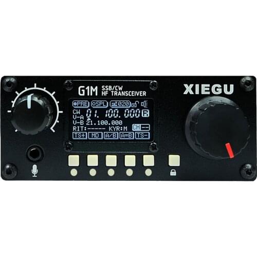 Xiegu G1m Hf Transceiver 0.5-30mhz QRP SDR SSB/CW/AM Cheap Ham Radio HF Multibanda Transceiver